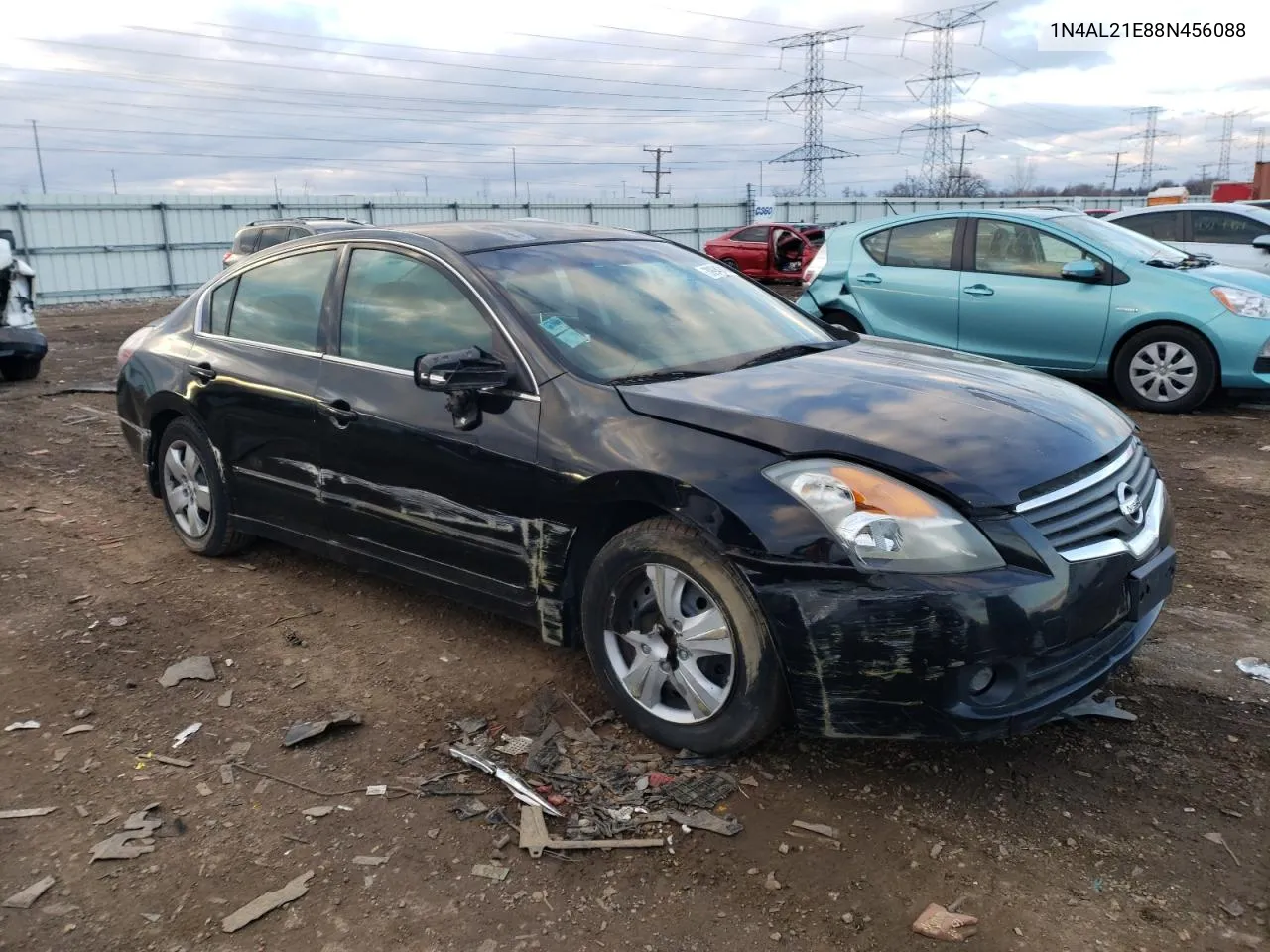 2008 Nissan Altima 2.5 VIN: 1N4AL21E88N456088 Lot: 63395184