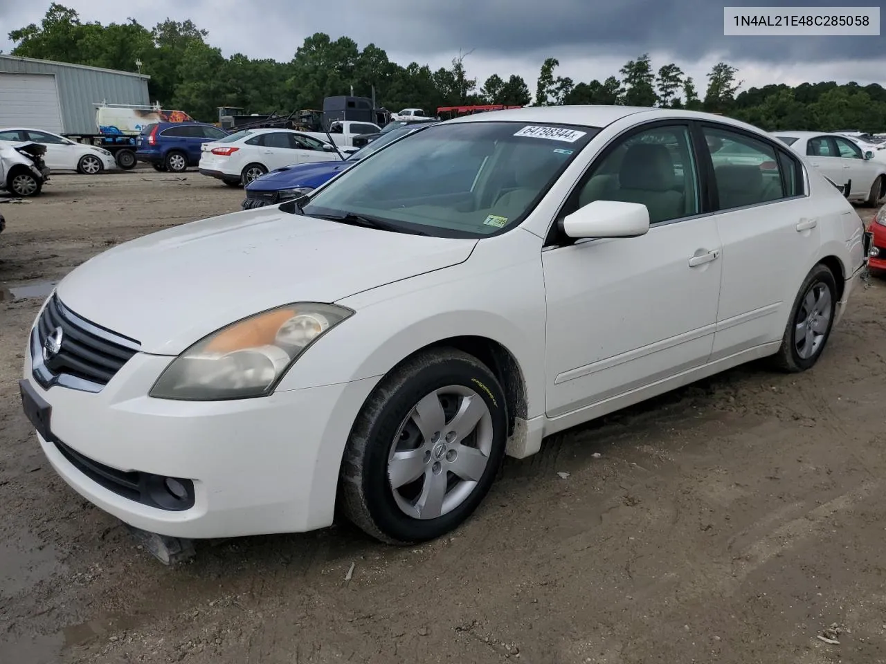 2008 Nissan Altima 2.5 VIN: 1N4AL21E48C285058 Lot: 64798344