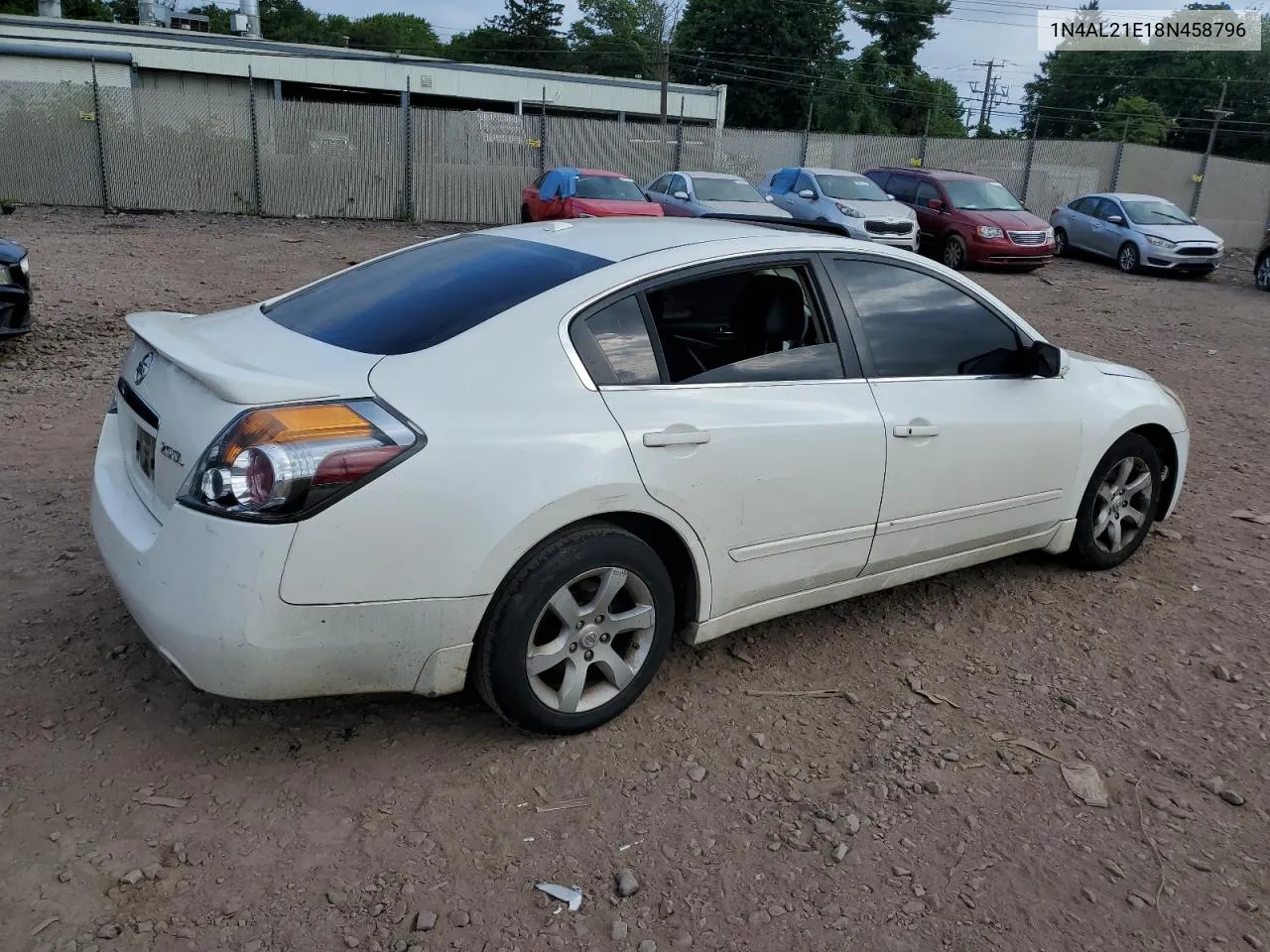 2008 Nissan Altima 2.5 VIN: 1N4AL21E18N458796 Lot: 65413234