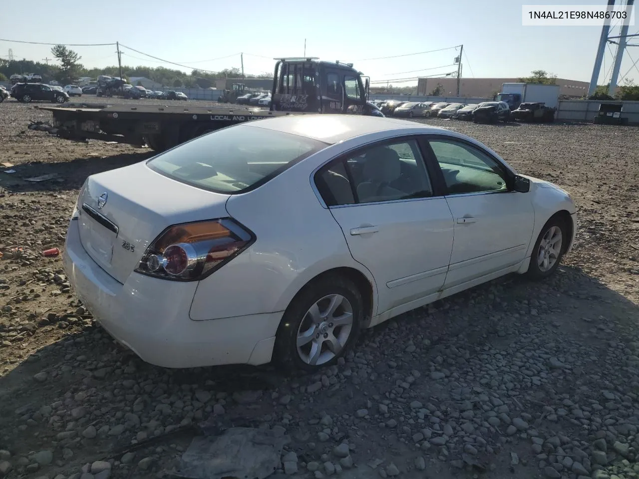 2008 Nissan Altima 2.5 VIN: 1N4AL21E98N486703 Lot: 66861614