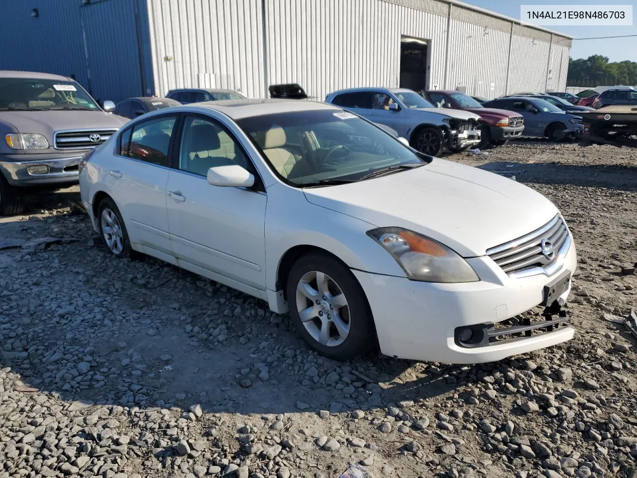 2008 Nissan Altima 2.5 VIN: 1N4AL21E98N486703 Lot: 66861614