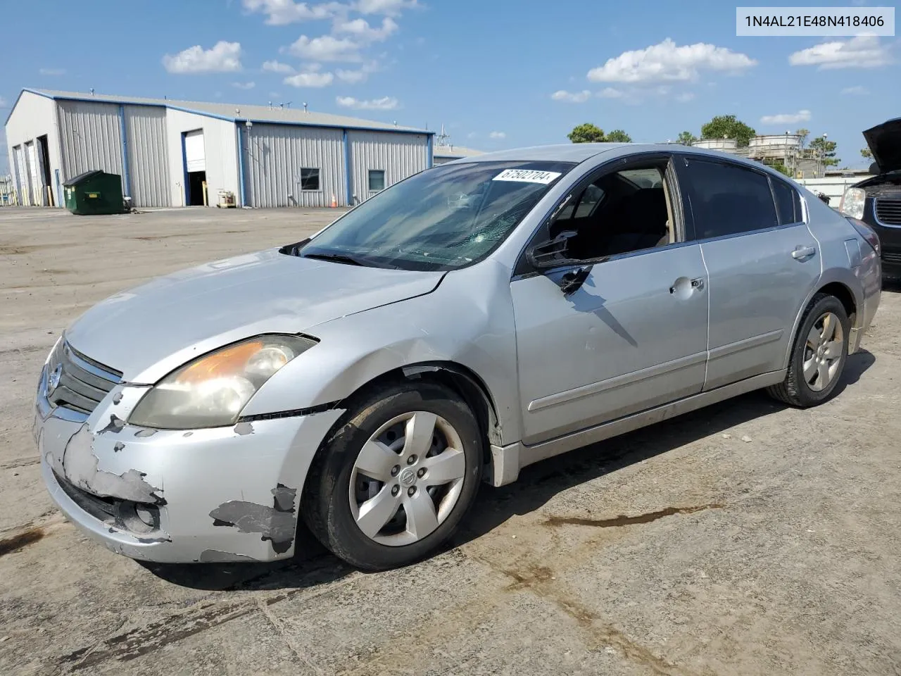 1N4AL21E48N418406 2008 Nissan Altima 2.5