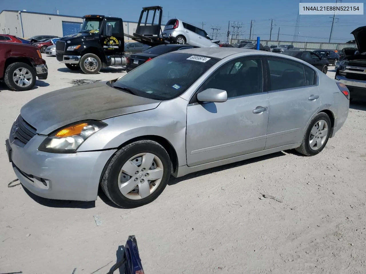 2008 Nissan Altima 2.5 VIN: 1N4AL21E88N522154 Lot: 68559974