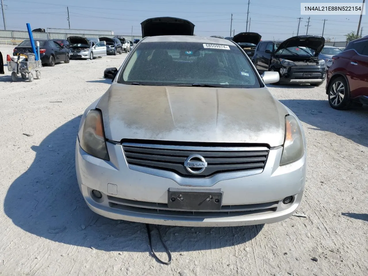 2008 Nissan Altima 2.5 VIN: 1N4AL21E88N522154 Lot: 68559974