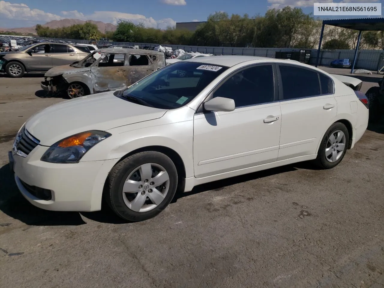 2008 Nissan Altima 2.5 VIN: 1N4AL21E68N561695 Lot: 68727424