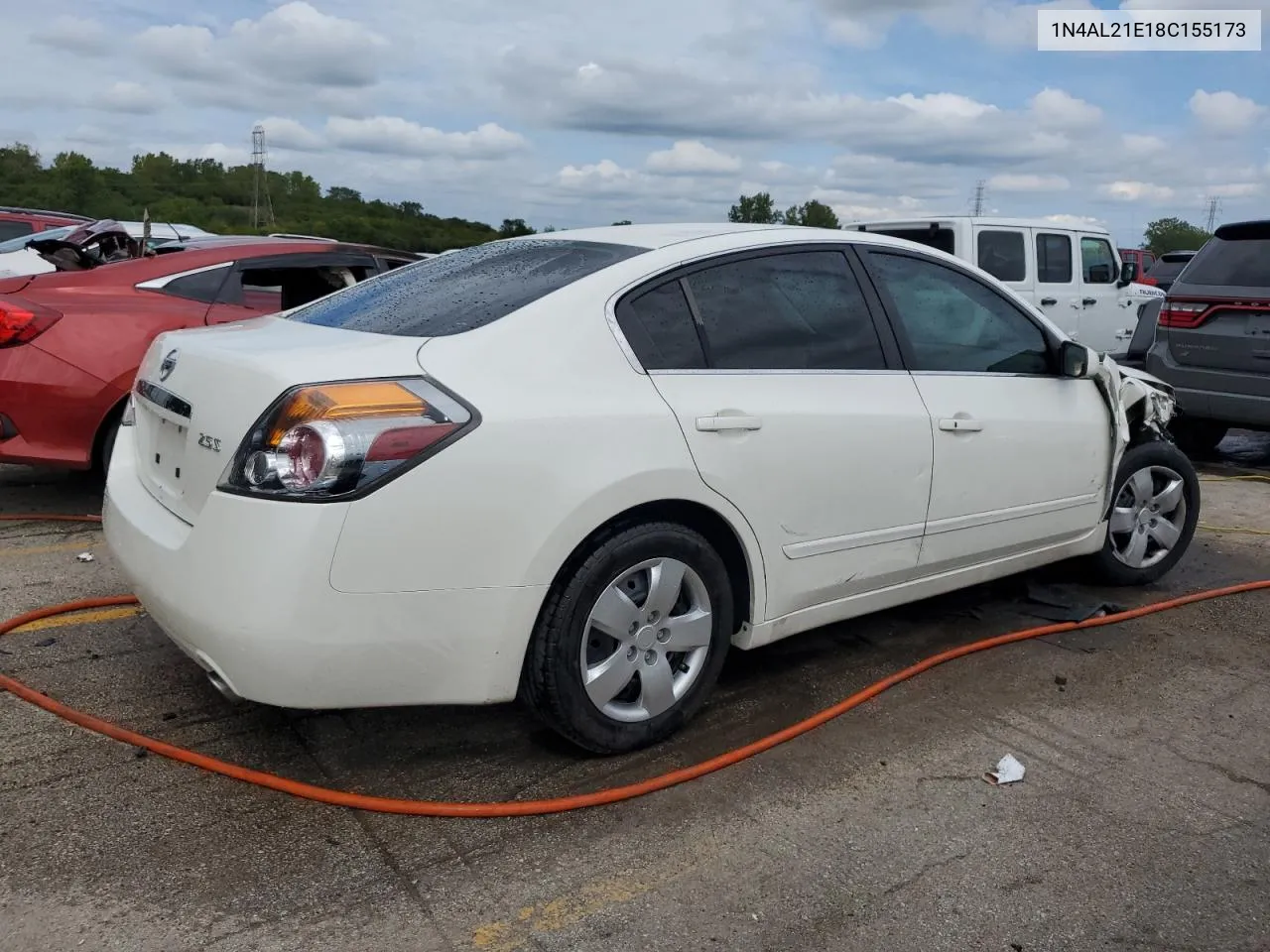 2008 Nissan Altima 2.5 VIN: 1N4AL21E18C155173 Lot: 69042884