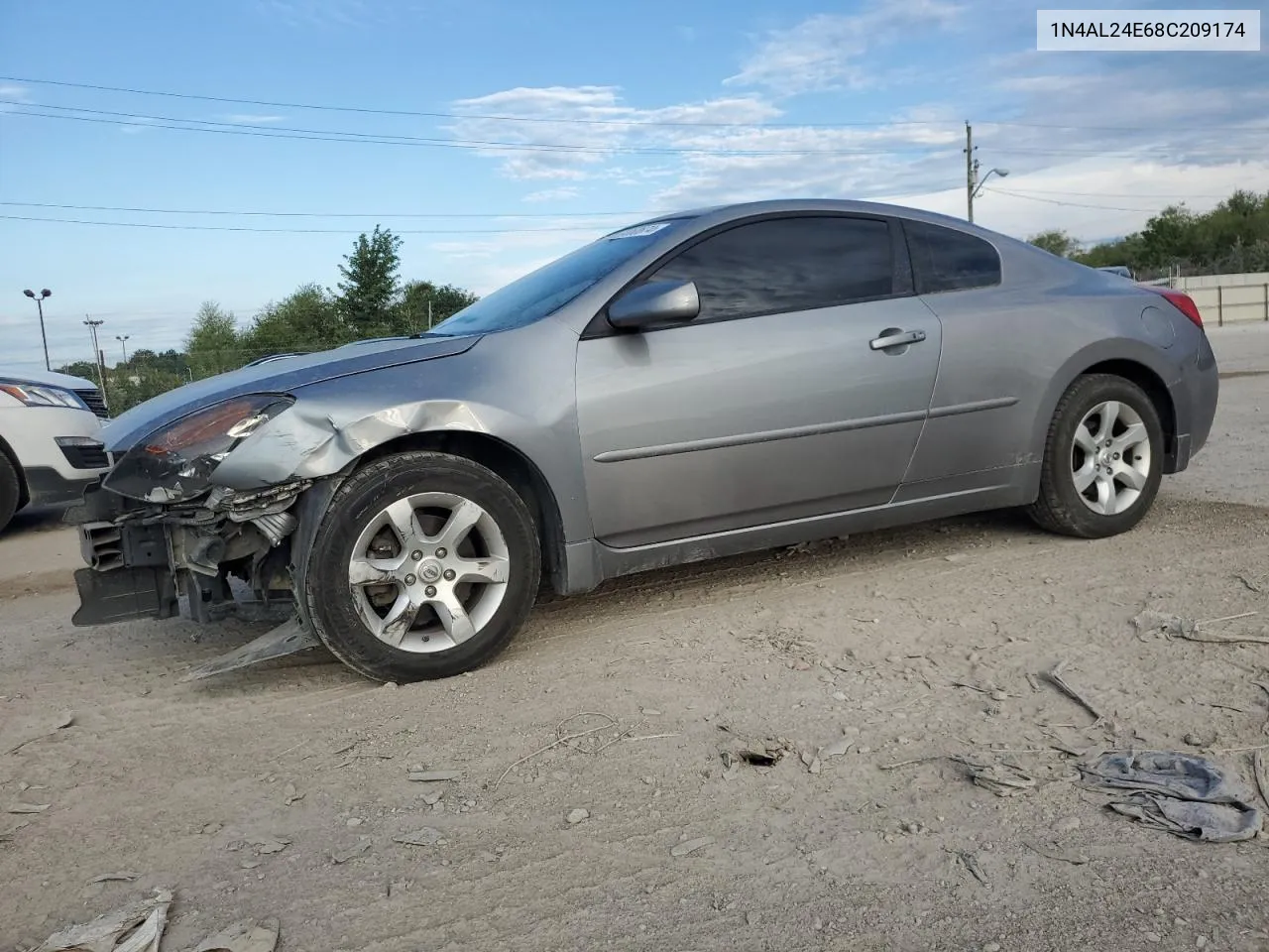 2008 Nissan Altima 2.5S VIN: 1N4AL24E68C209174 Lot: 69060874