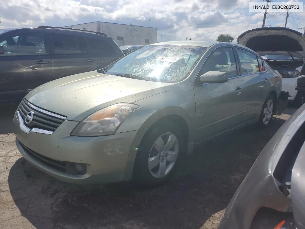 2008 Nissan Altima 2.5 VIN: 1N4AL21E98C200733 Lot: 70029614