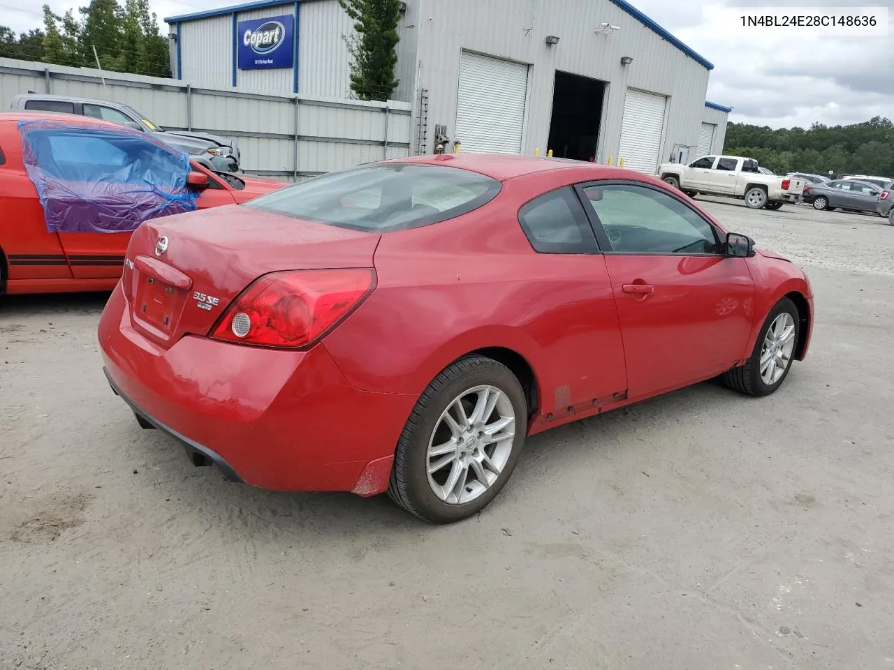 2008 Nissan Altima 3.5Se VIN: 1N4BL24E28C148636 Lot: 70904204