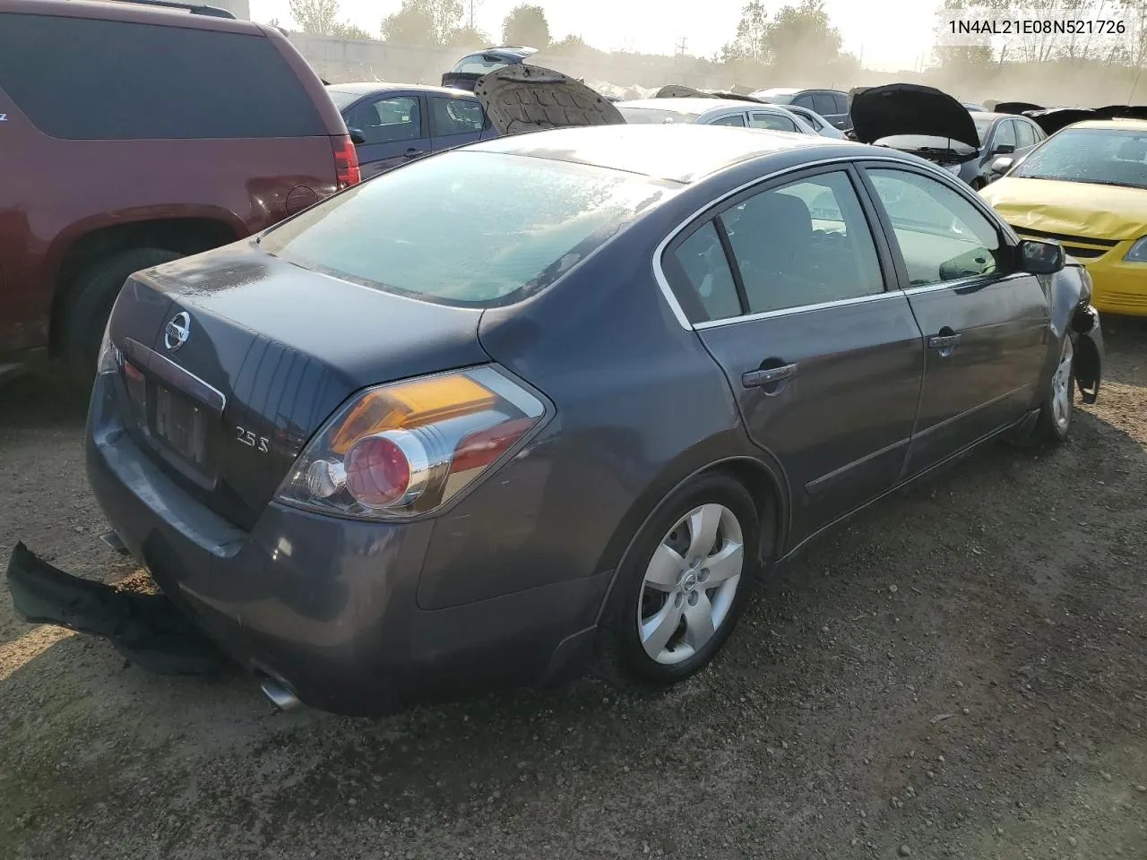 2008 Nissan Altima 2.5 VIN: 1N4AL21E08N521726 Lot: 71113034