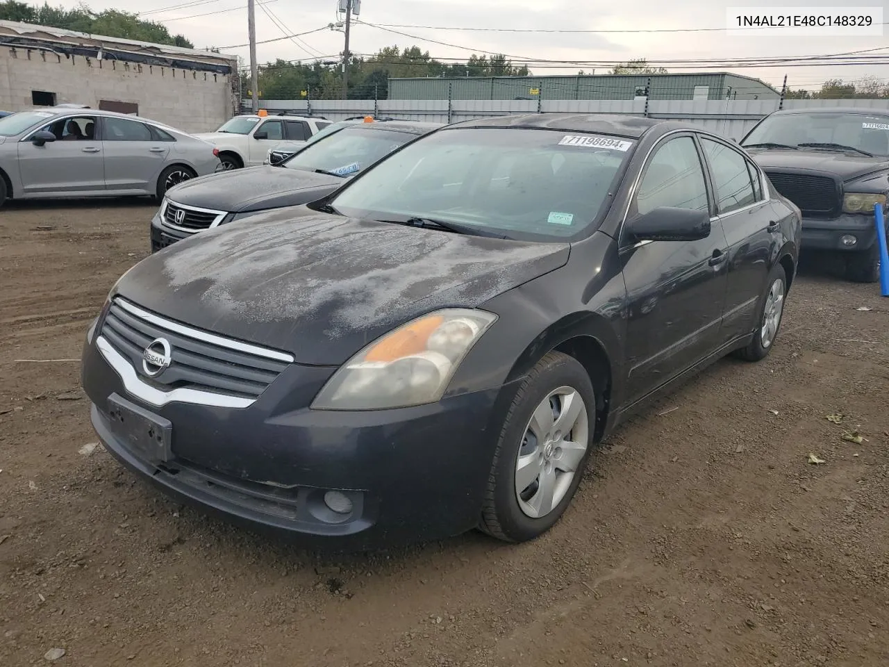 2008 Nissan Altima 2.5 VIN: 1N4AL21E48C148329 Lot: 71198694