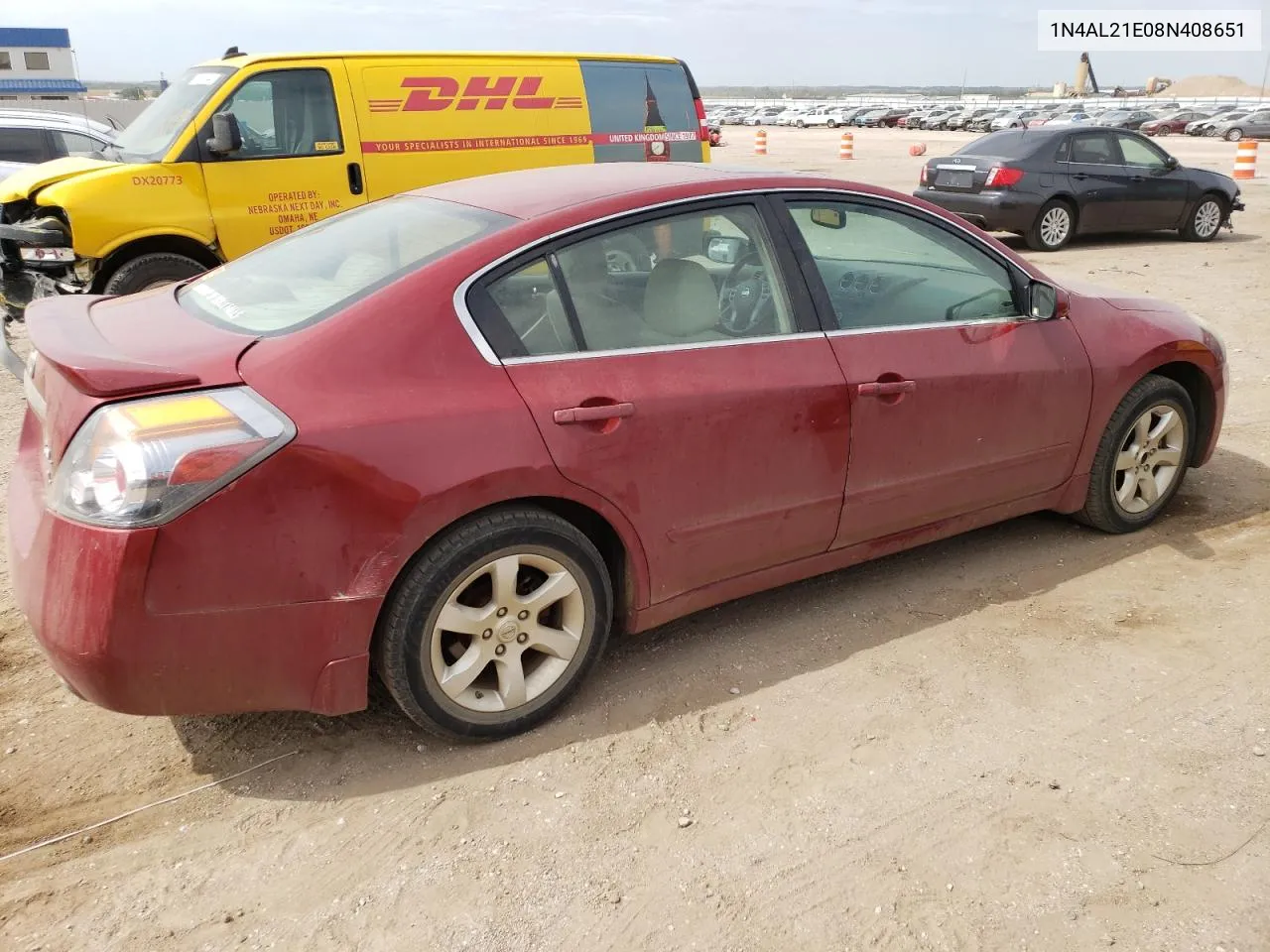 2008 Nissan Altima 2.5 VIN: 1N4AL21E08N408651 Lot: 71374814