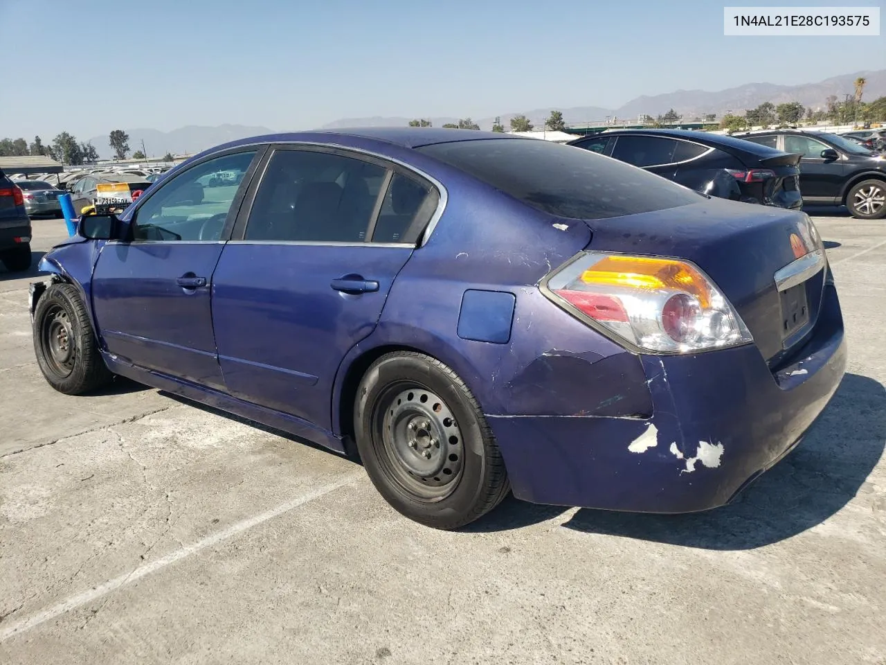 2008 Nissan Altima 2.5 VIN: 1N4AL21E28C193575 Lot: 72998794