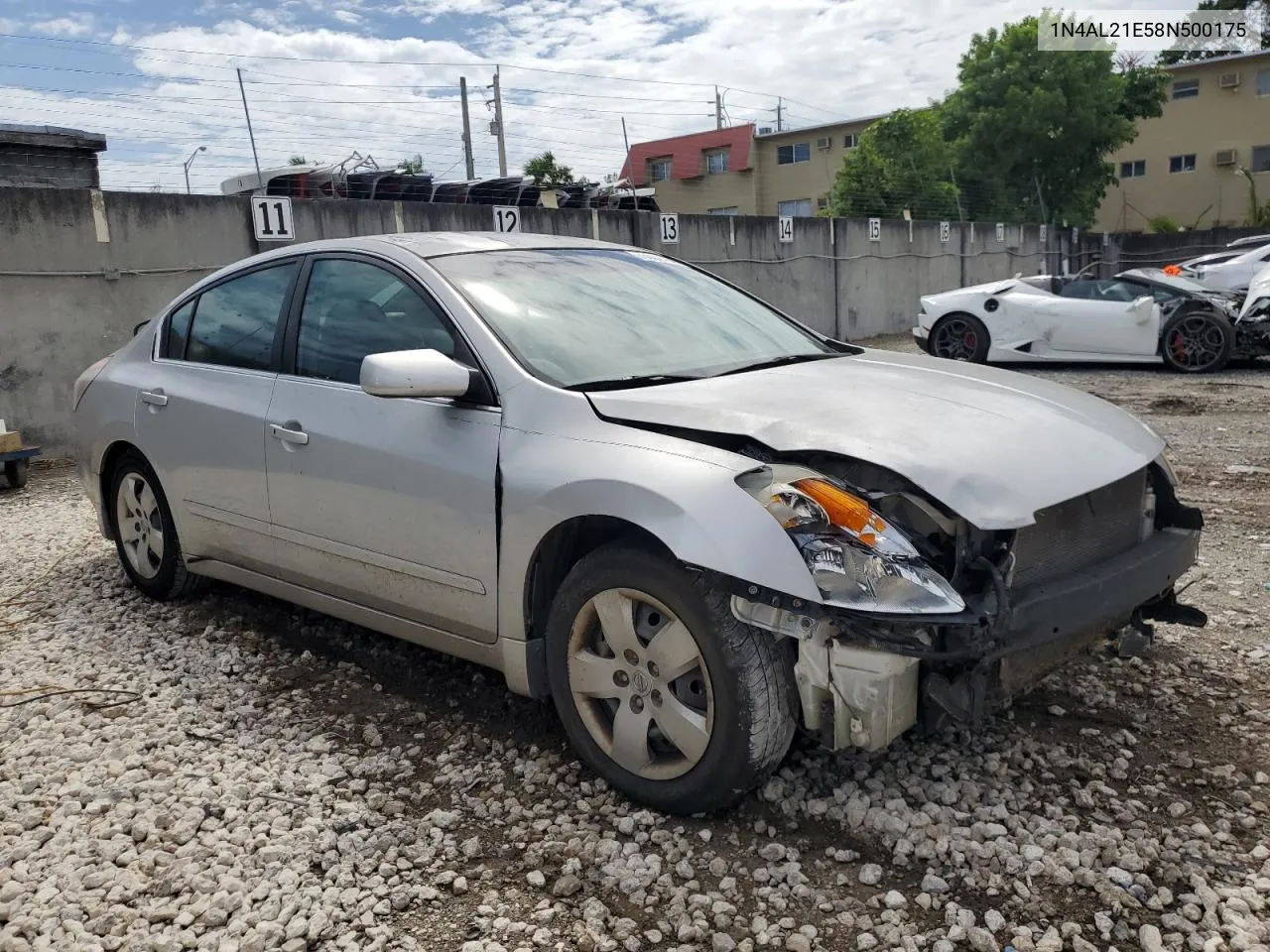 2008 Nissan Altima 2.5 VIN: 1N4AL21E58N500175 Lot: 73002784