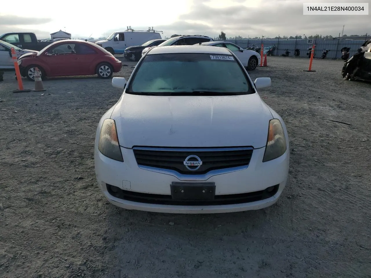 2008 Nissan Altima 2.5 VIN: 1N4AL21E28N400034 Lot: 73013674