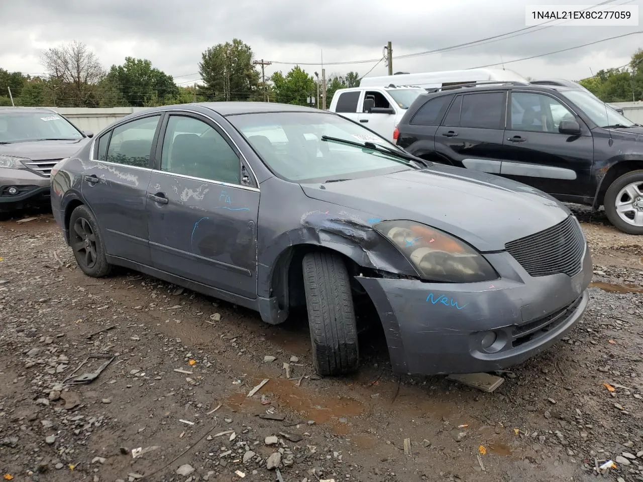 2008 Nissan Altima 2.5 VIN: 1N4AL21EX8C277059 Lot: 73087644