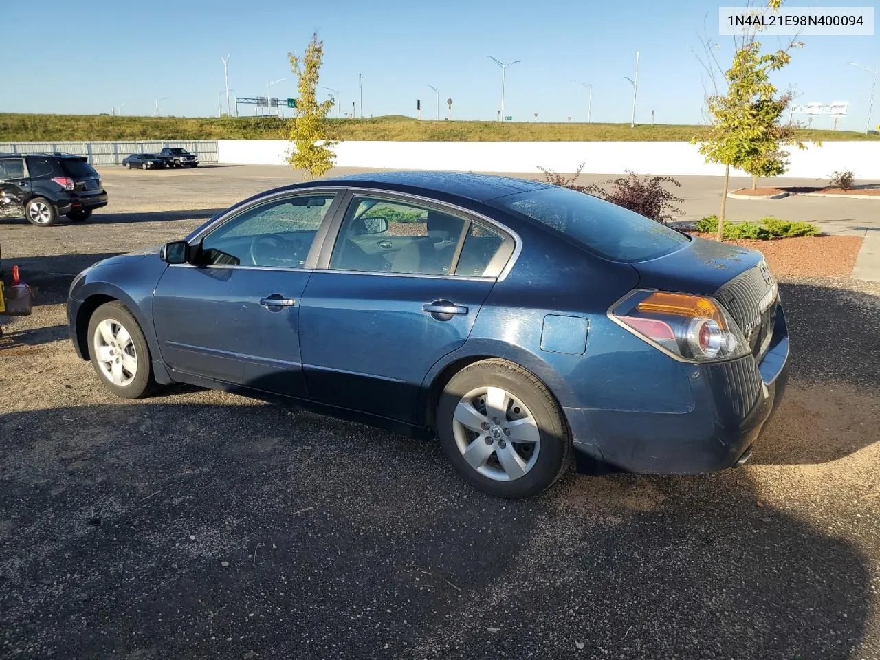 1N4AL21E98N400094 2008 Nissan Altima 2.5