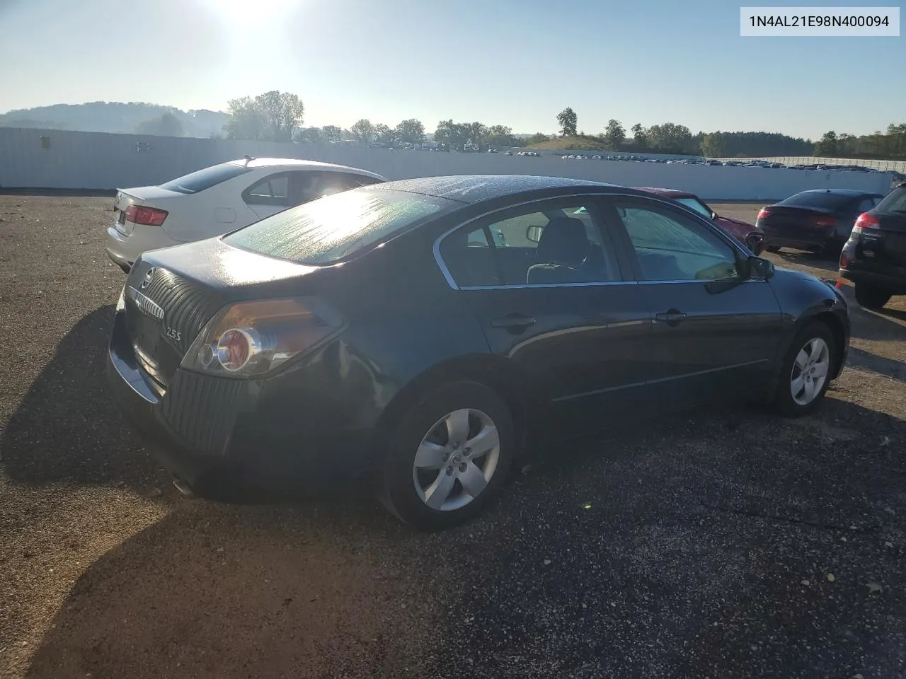 2008 Nissan Altima 2.5 VIN: 1N4AL21E98N400094 Lot: 73212824