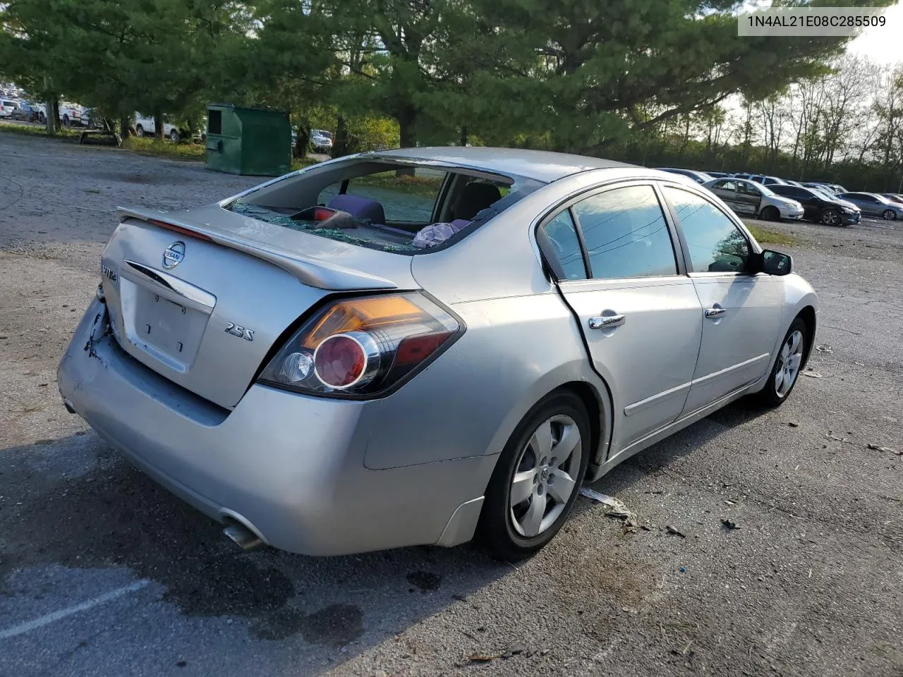 2008 Nissan Altima 2.5 VIN: 1N4AL21E08C285509 Lot: 73578194