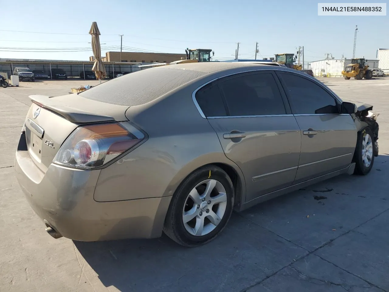 2008 Nissan Altima 2.5 VIN: 1N4AL21E58N488352 Lot: 74010484