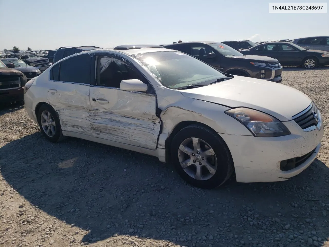 2008 Nissan Altima 2.5 VIN: 1N4AL21E78C248697 Lot: 74373804