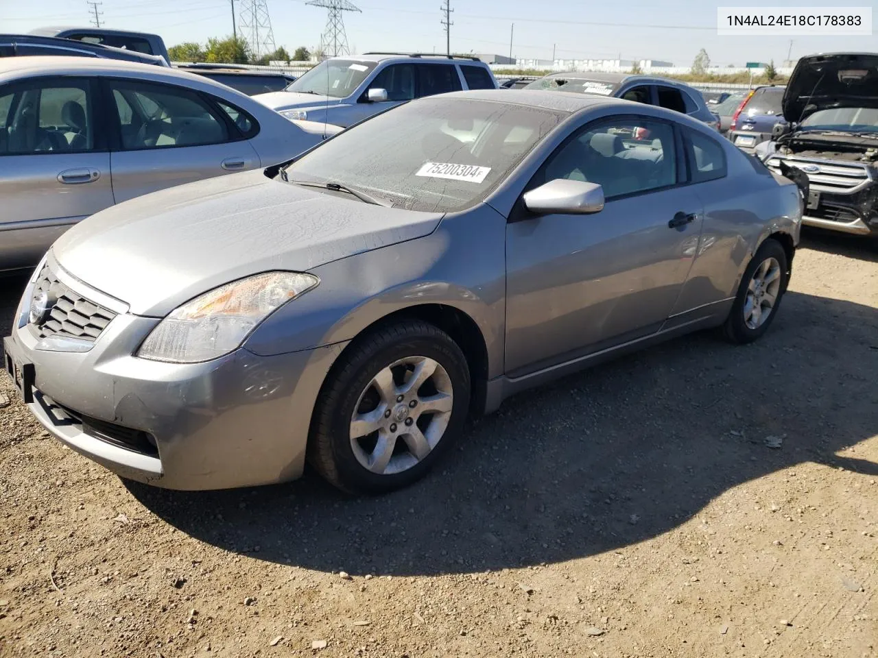 2008 Nissan Altima 2.5S VIN: 1N4AL24E18C178383 Lot: 75200304