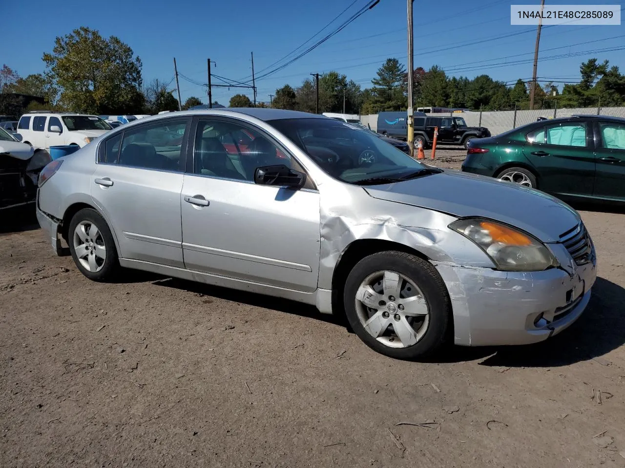 2008 Nissan Altima 2.5 VIN: 1N4AL21E48C285089 Lot: 75275604