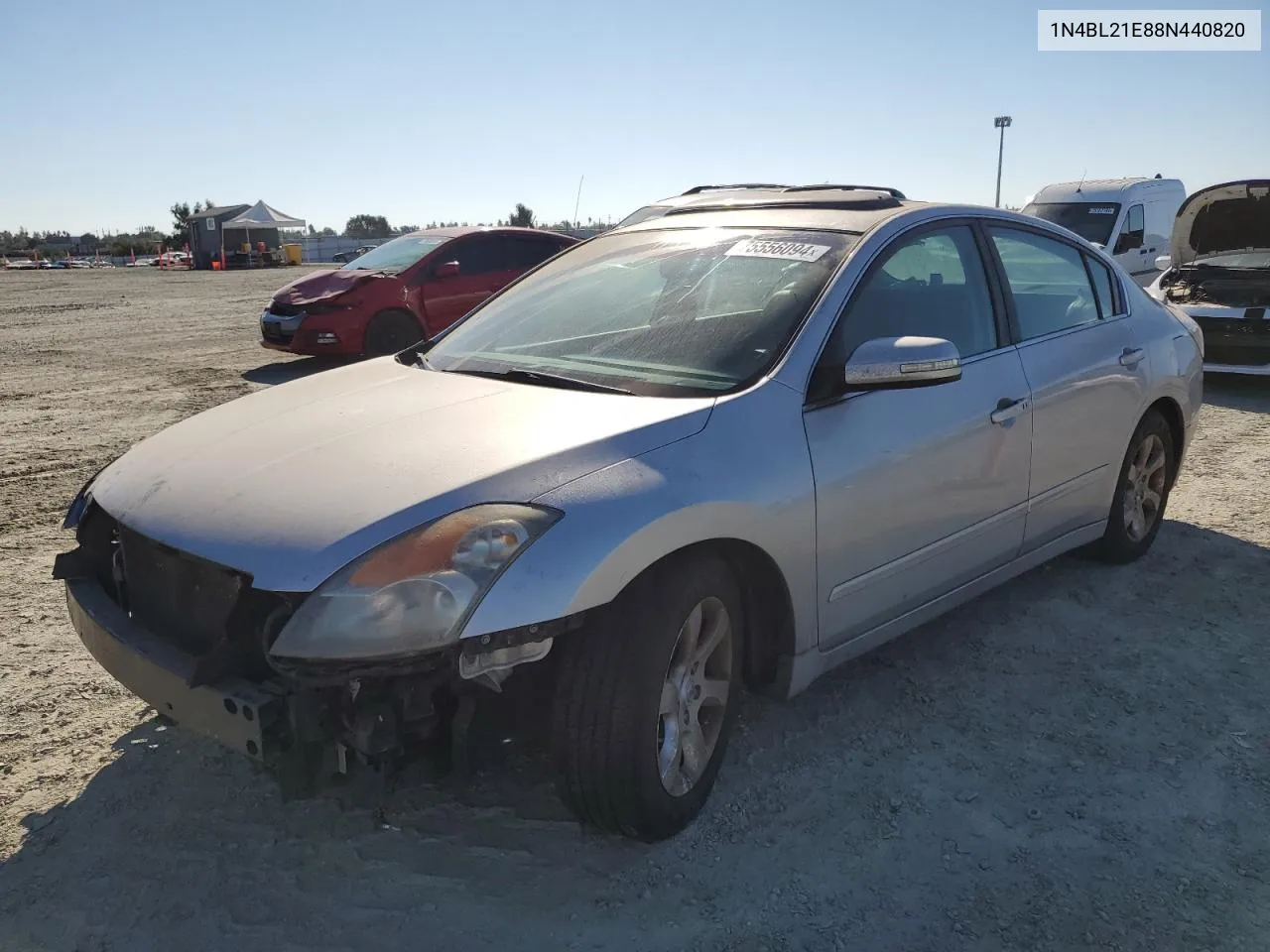 2008 Nissan Altima 3.5Se VIN: 1N4BL21E88N440820 Lot: 75556094