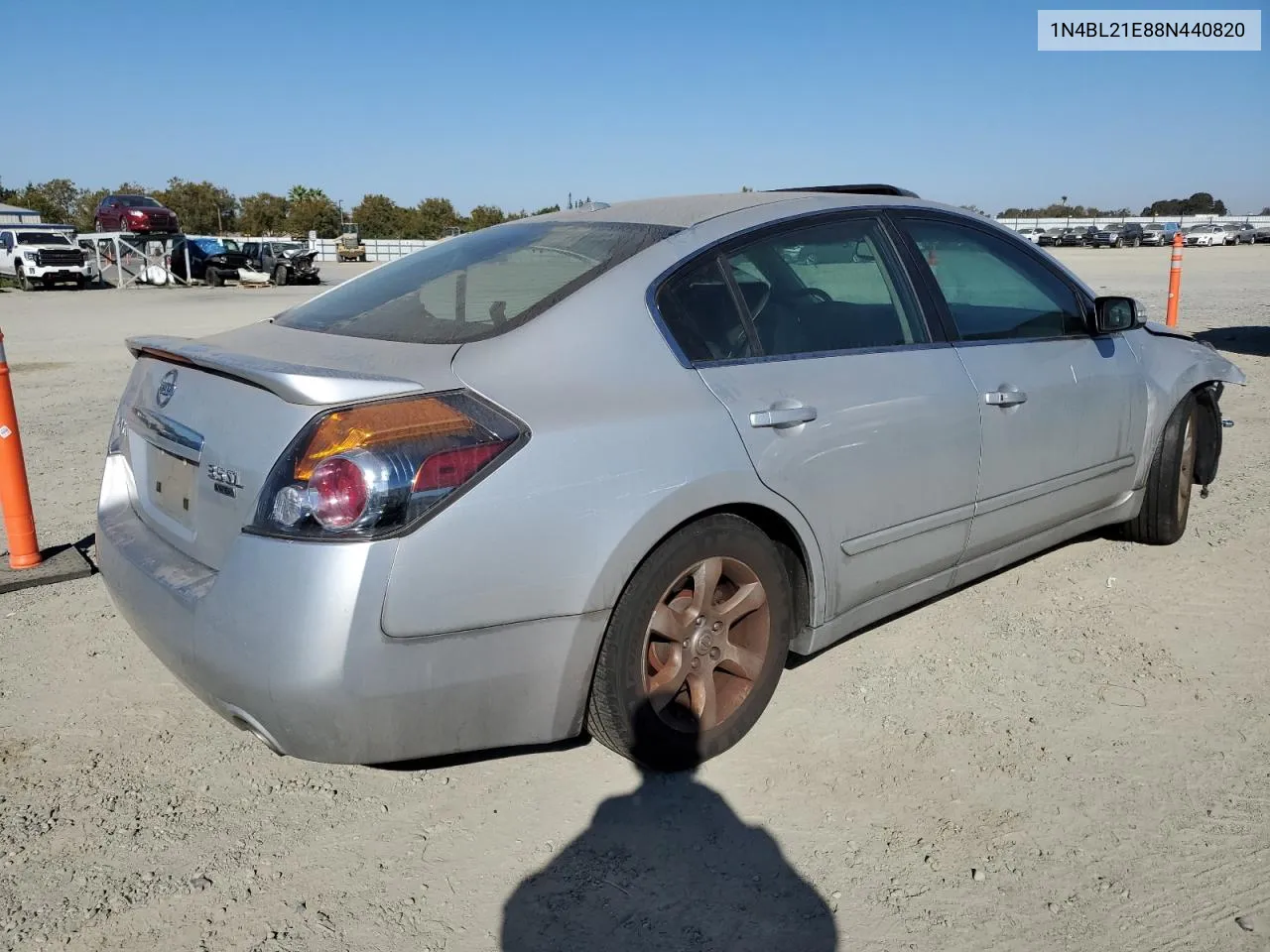 2008 Nissan Altima 3.5Se VIN: 1N4BL21E88N440820 Lot: 75556094