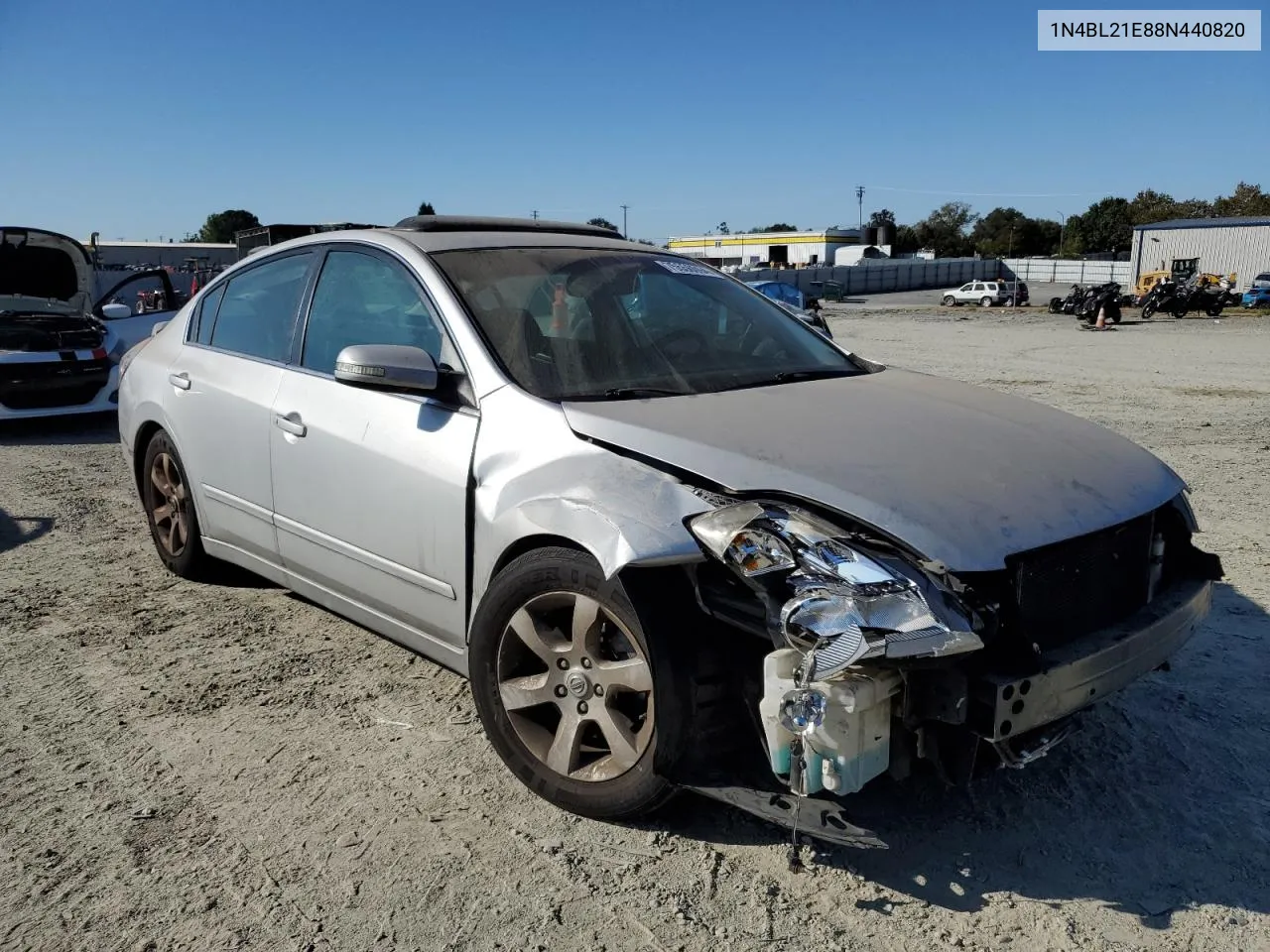 2008 Nissan Altima 3.5Se VIN: 1N4BL21E88N440820 Lot: 75556094