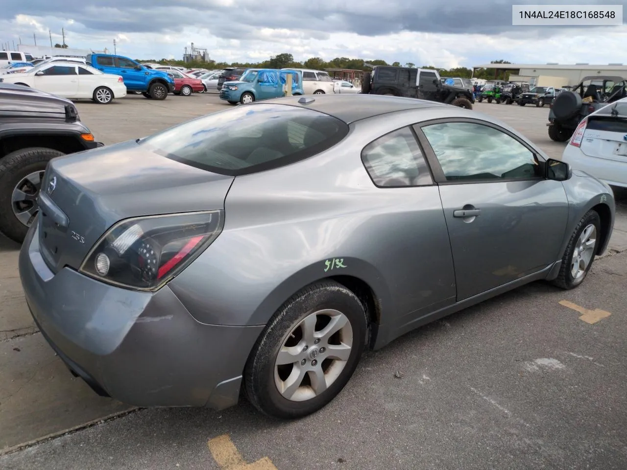 2008 Nissan Altima 2.5S VIN: 1N4AL24E18C168548 Lot: 75700294