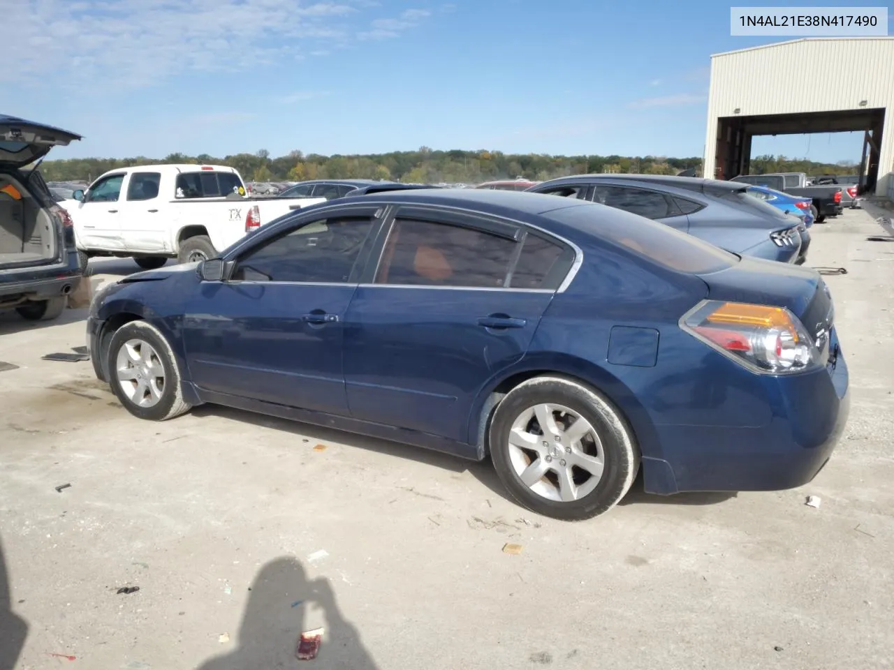 2008 Nissan Altima 2.5 VIN: 1N4AL21E38N417490 Lot: 76138154