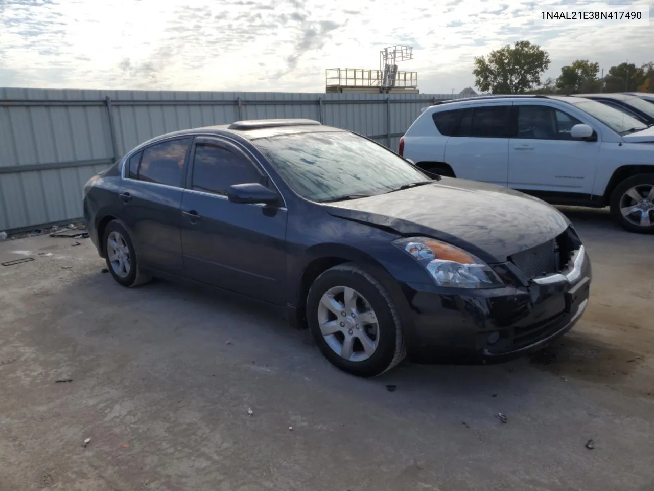 2008 Nissan Altima 2.5 VIN: 1N4AL21E38N417490 Lot: 76138154