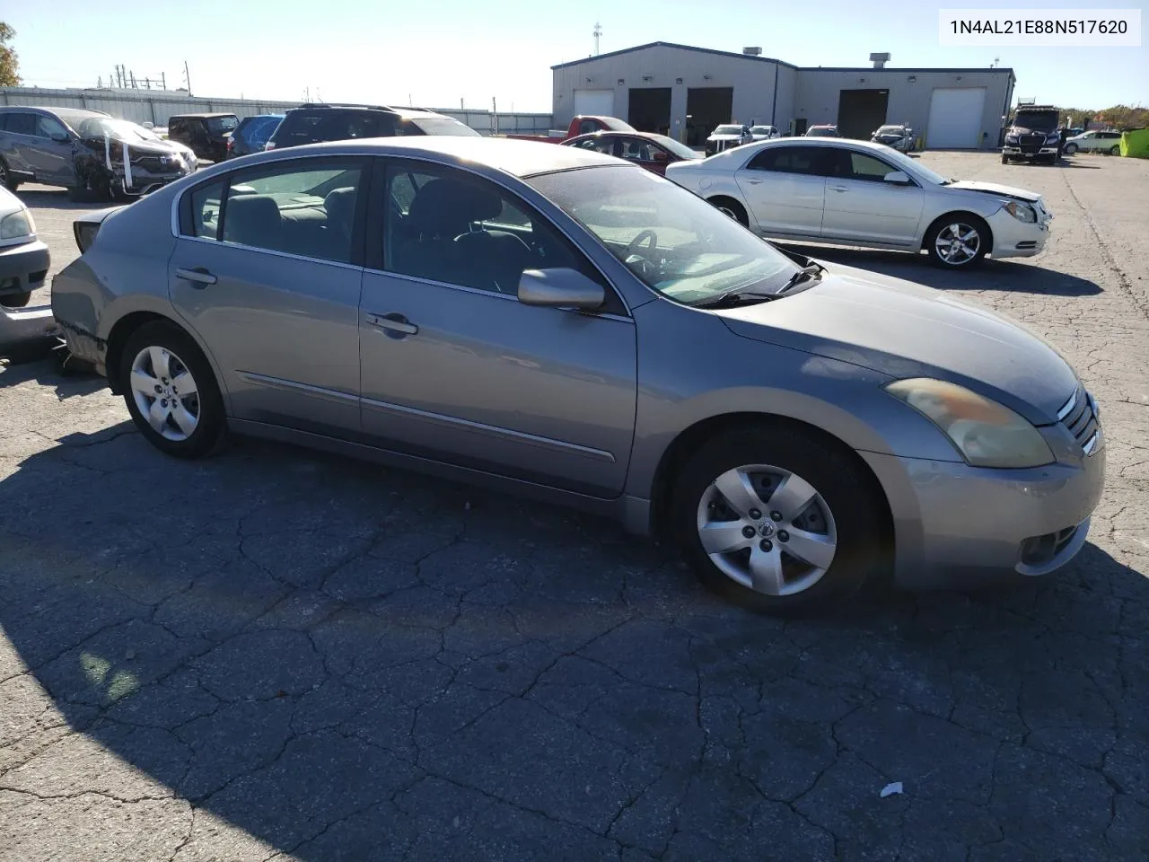 2008 Nissan Altima 2.5 VIN: 1N4AL21E88N517620 Lot: 76207654