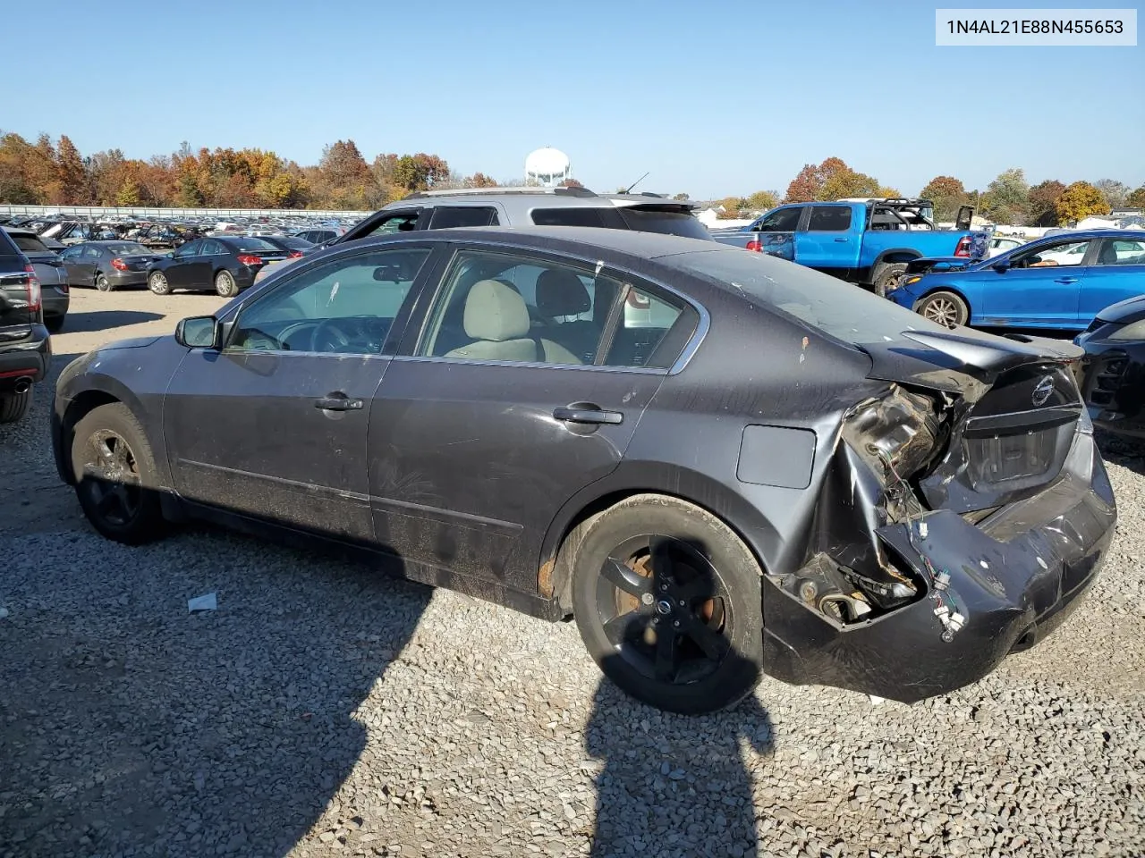 2008 Nissan Altima 2.5 VIN: 1N4AL21E88N455653 Lot: 76534184