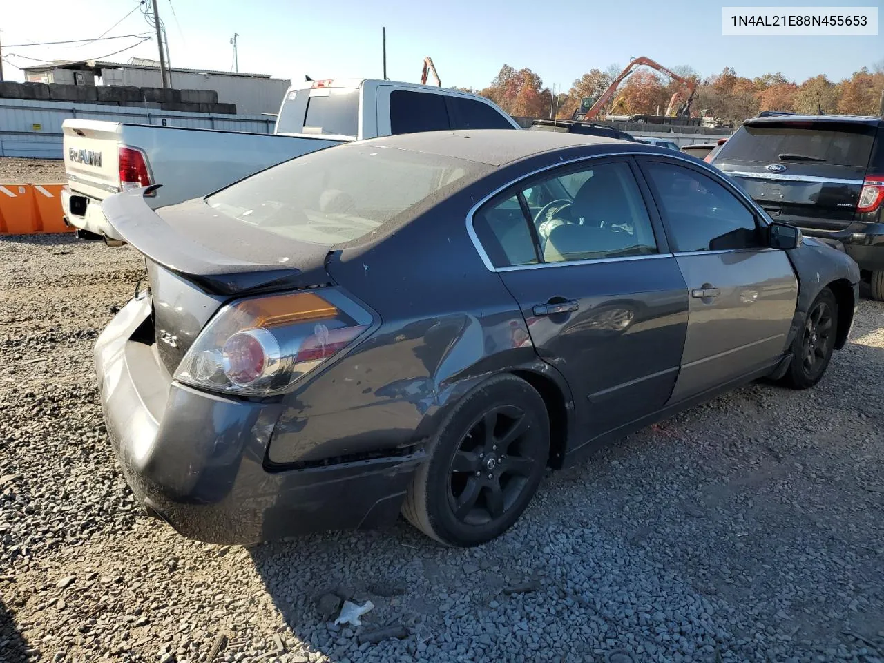 2008 Nissan Altima 2.5 VIN: 1N4AL21E88N455653 Lot: 76534184