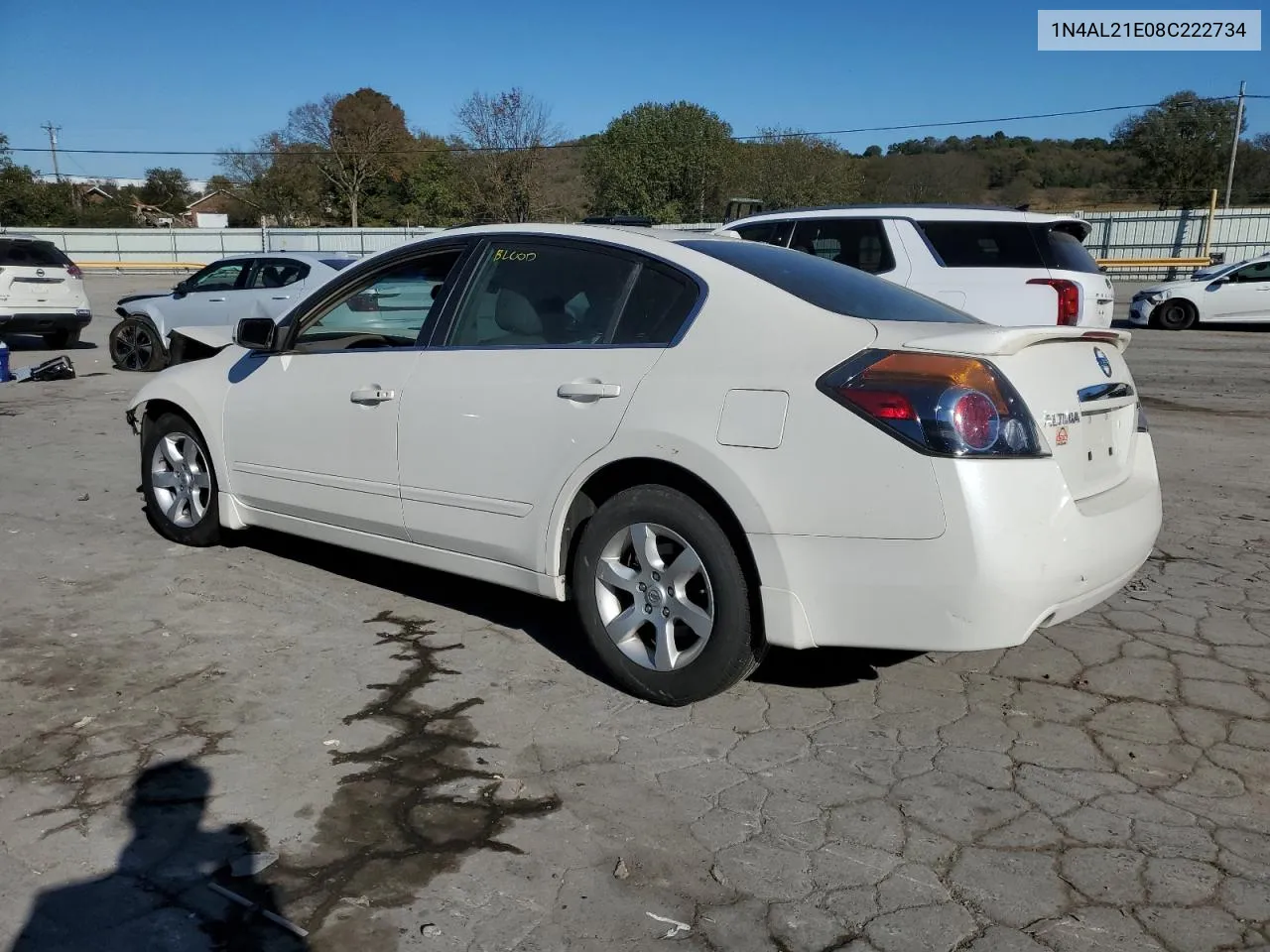 2008 Nissan Altima 2.5 VIN: 1N4AL21E08C222734 Lot: 77028794