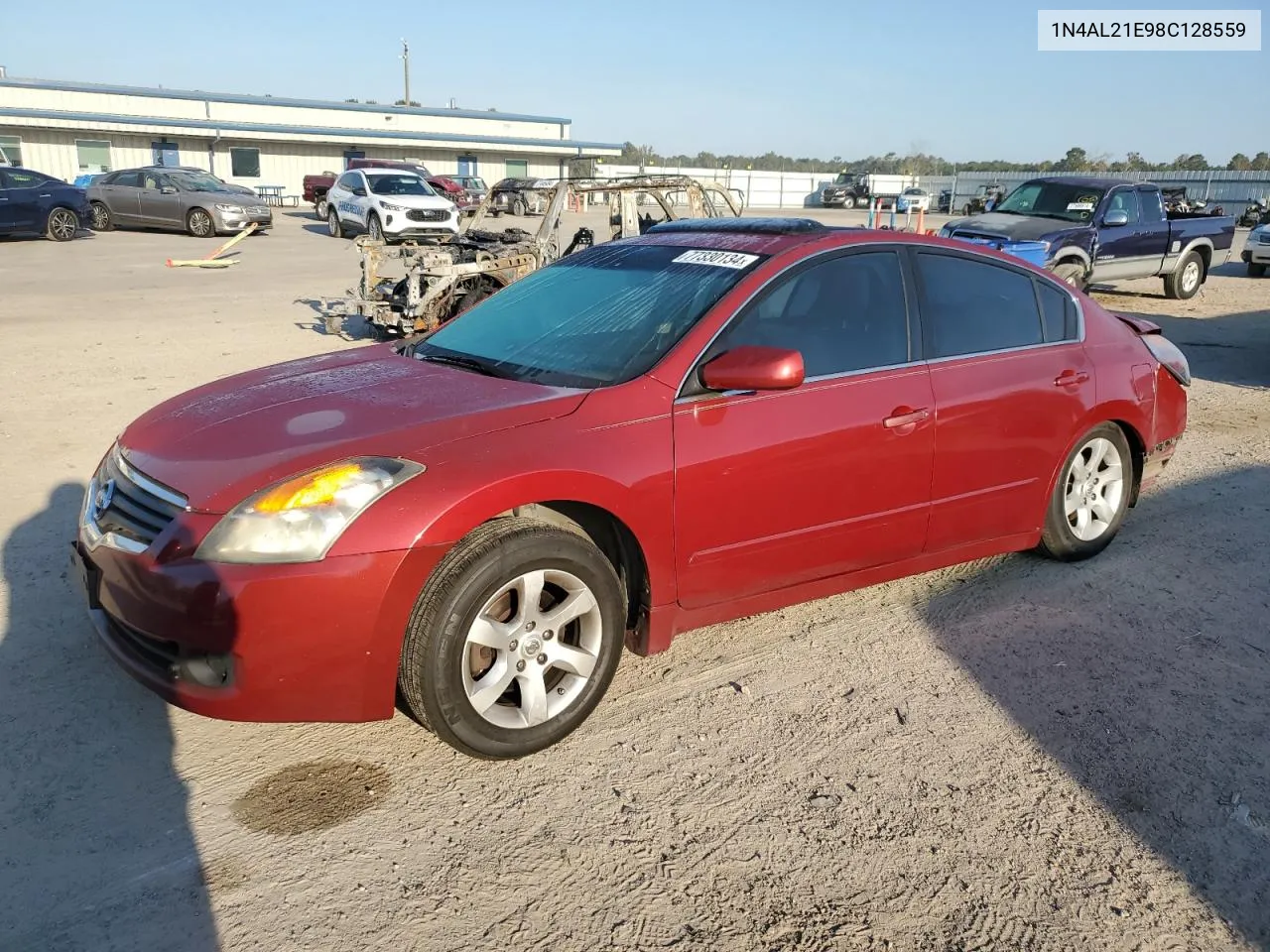 2008 Nissan Altima 2.5 VIN: 1N4AL21E98C128559 Lot: 77330134