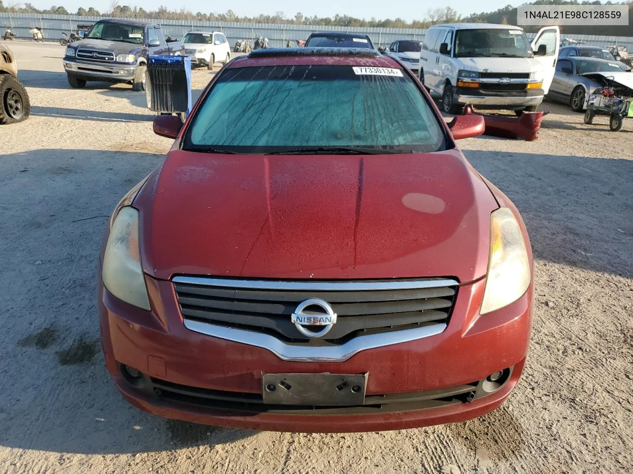 2008 Nissan Altima 2.5 VIN: 1N4AL21E98C128559 Lot: 77330134