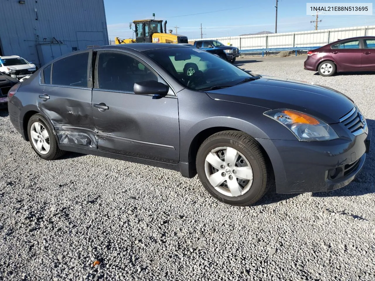 2008 Nissan Altima 2.5 VIN: 1N4AL21E88N513695 Lot: 77469624