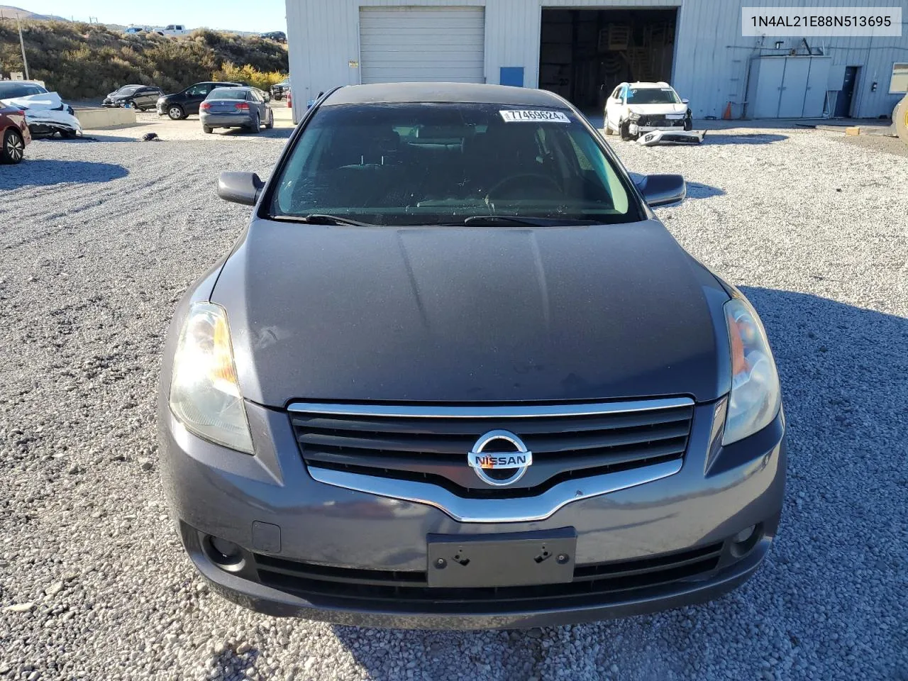 2008 Nissan Altima 2.5 VIN: 1N4AL21E88N513695 Lot: 77469624