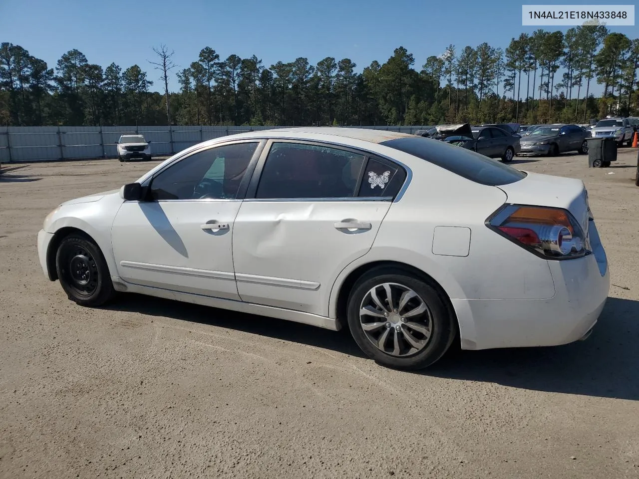 2008 Nissan Altima 2.5 VIN: 1N4AL21E18N433848 Lot: 77753264