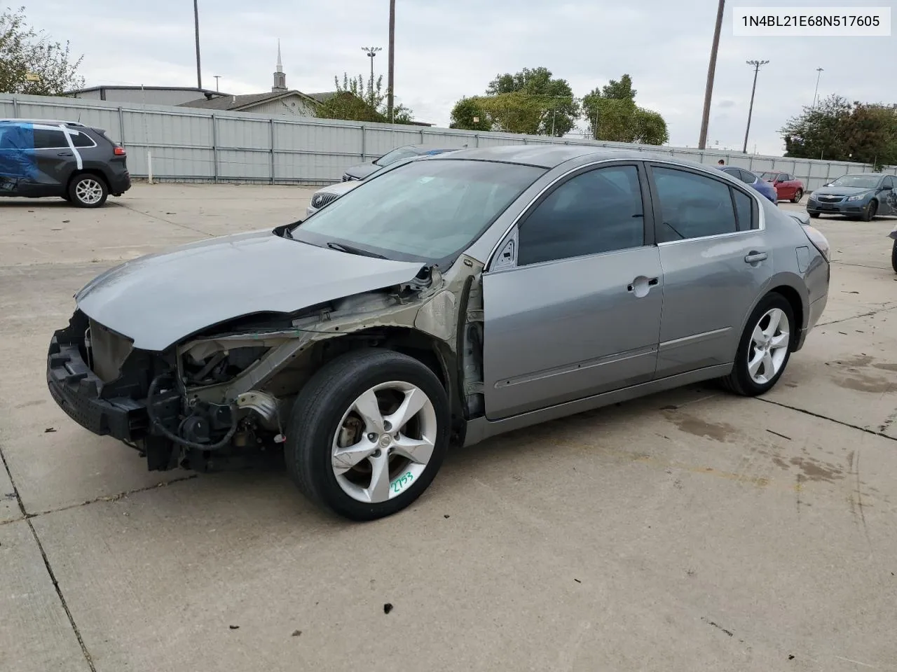 2008 Nissan Altima 3.5Se VIN: 1N4BL21E68N517605 Lot: 77870364