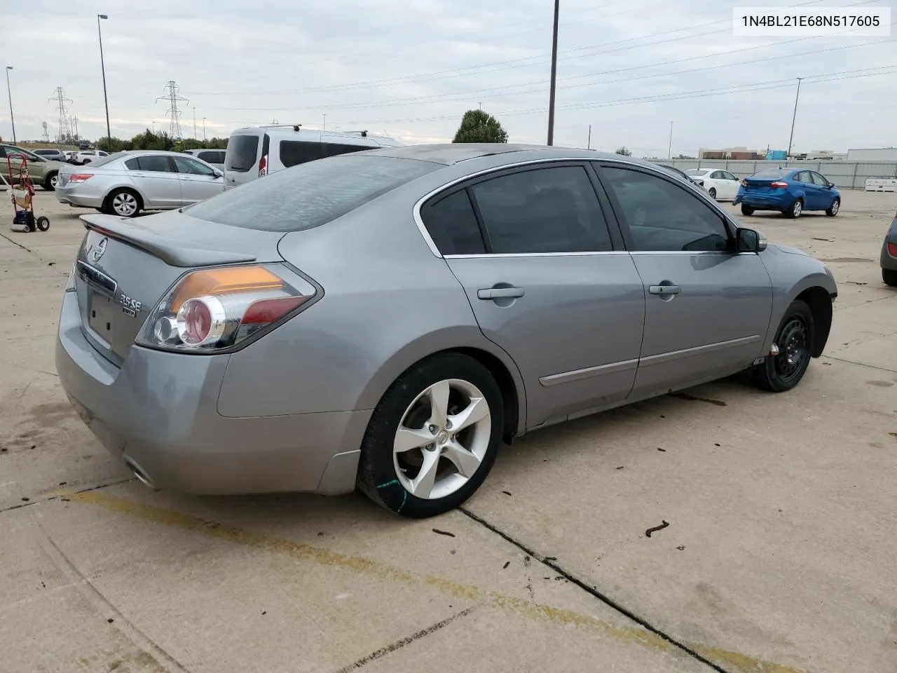 2008 Nissan Altima 3.5Se VIN: 1N4BL21E68N517605 Lot: 77870364