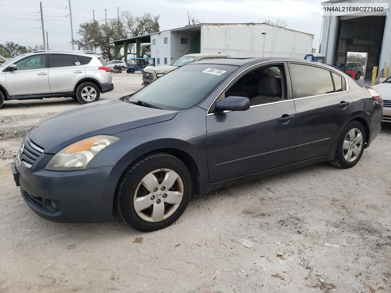 2008 Nissan Altima 2.5 VIN: 1N4AL21E88C271602 Lot: 78047184