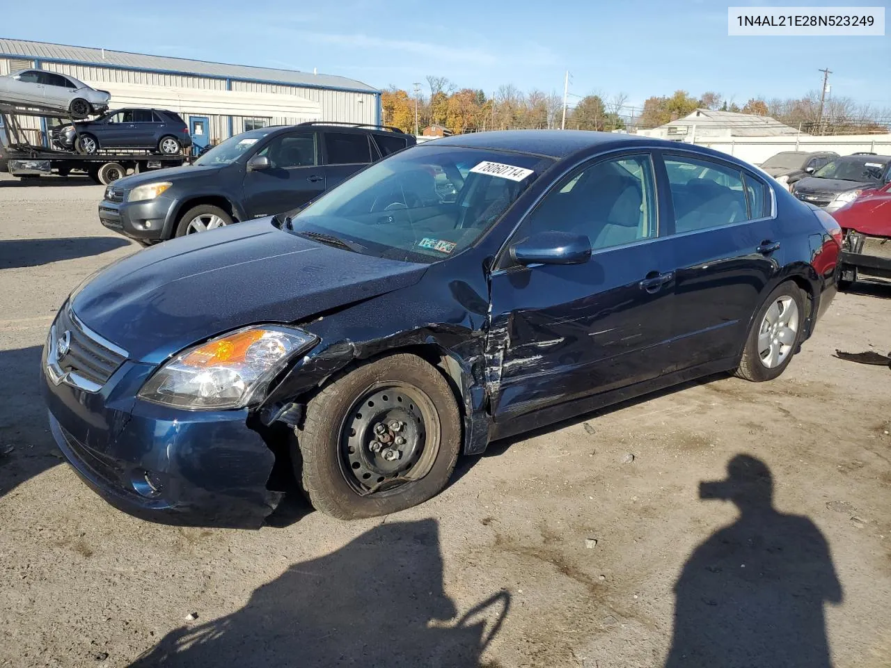 2008 Nissan Altima 2.5 VIN: 1N4AL21E28N523249 Lot: 78060714