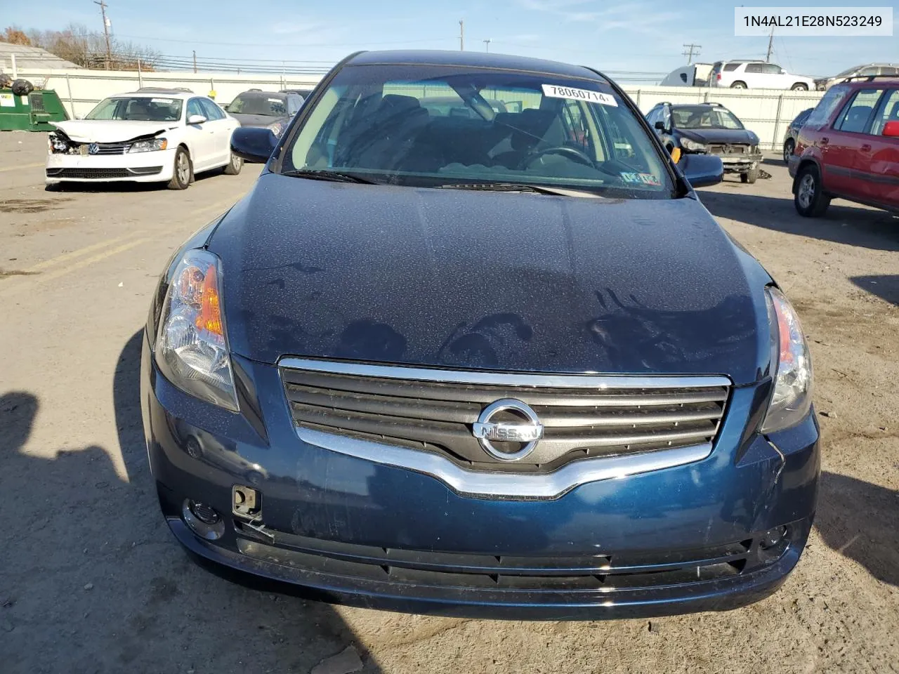 2008 Nissan Altima 2.5 VIN: 1N4AL21E28N523249 Lot: 78060714