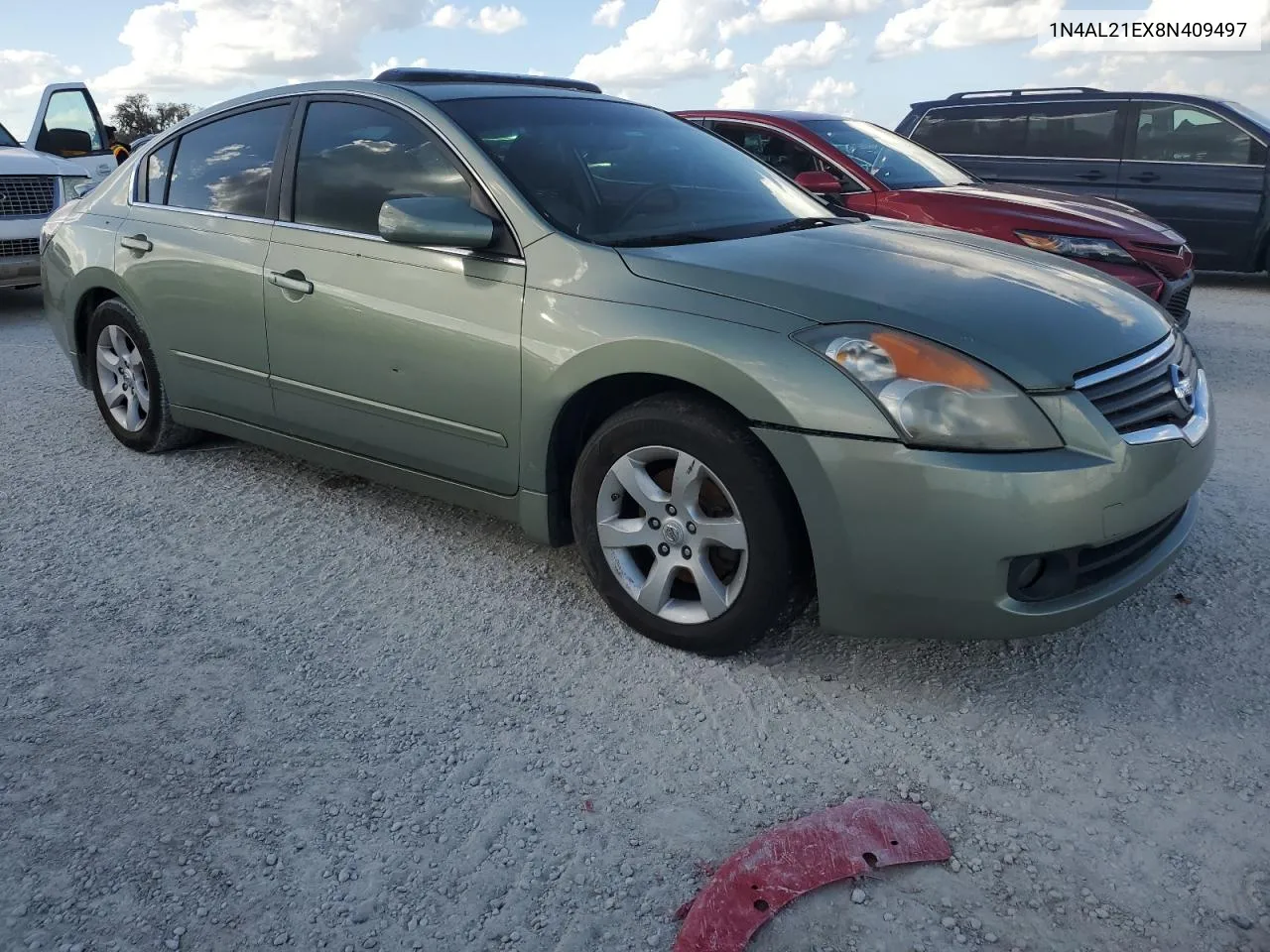 2008 Nissan Altima 2.5 VIN: 1N4AL21EX8N409497 Lot: 78172534