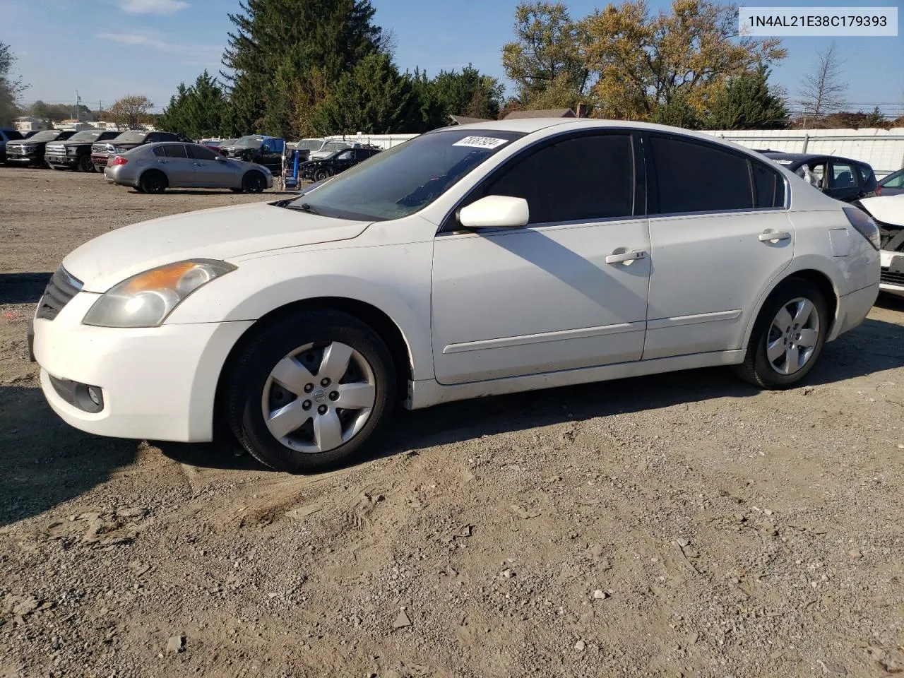 2008 Nissan Altima 2.5 VIN: 1N4AL21E38C179393 Lot: 78387924