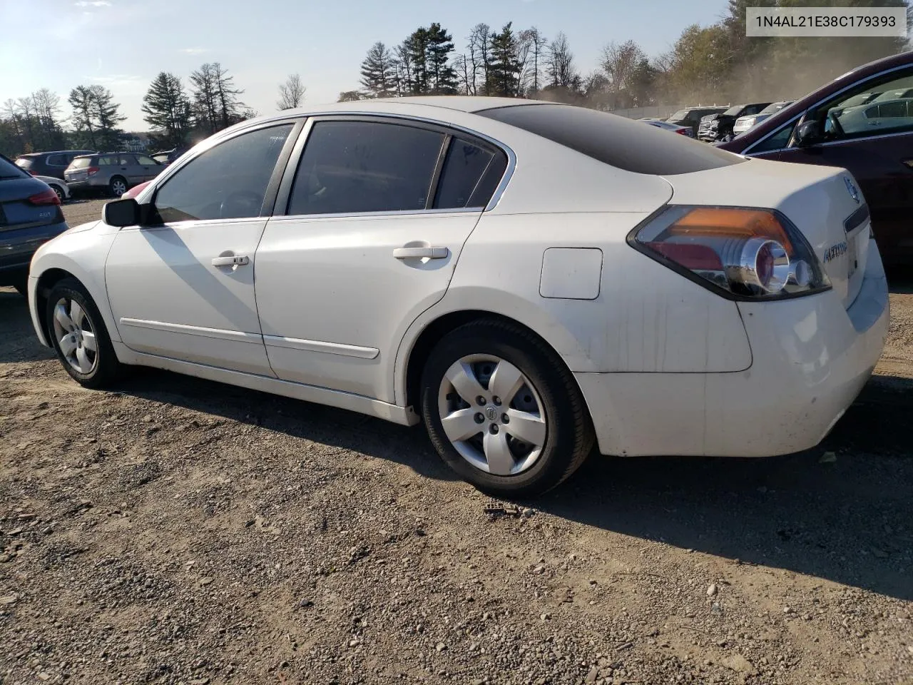 2008 Nissan Altima 2.5 VIN: 1N4AL21E38C179393 Lot: 78387924